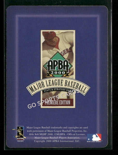 2000 APBA MLB Premiere Edition Stan Javier