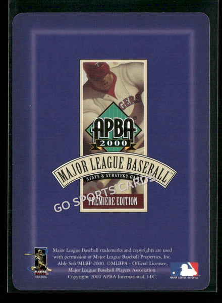 2000 APBA MLB Premiere Edition Scott Kamieniecki