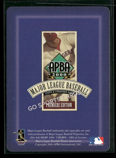 2000 APBA MLB Premiere Edition Jamie Moyer