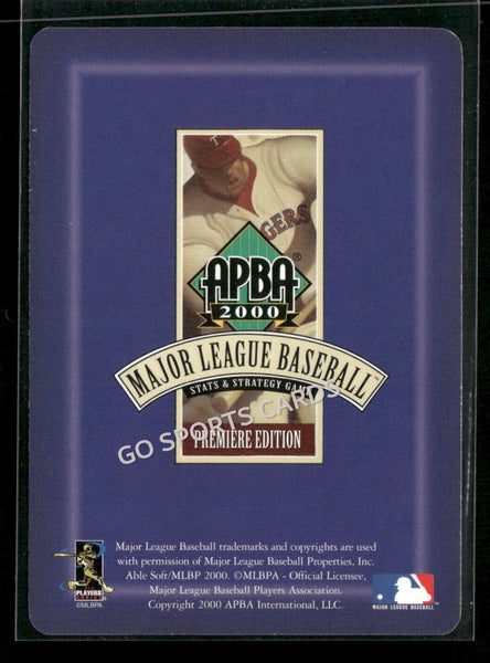 2000 APBA MLB Premiere Edition Alex Arod Rodriguez