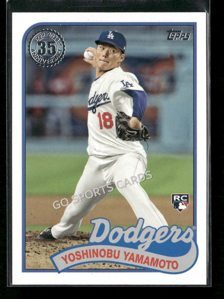 2024 Topps Series 2 1989 Topps Baseball Yoshinobu Yamamoto #89B2-48 Rookie