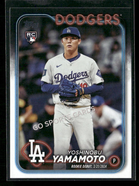 2024 Topps Update Series Rookie Debut Yoshinobu Yamamoto #US149