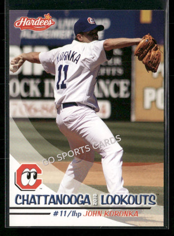 2010 Chattanooga Lookouts John Koronka