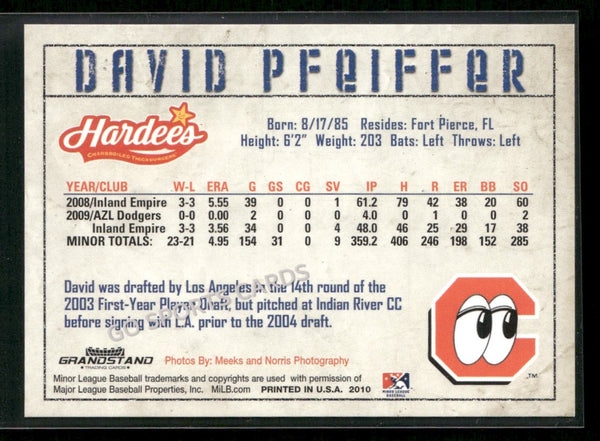 2010 Chattanooga Lookouts David Pfeiffer