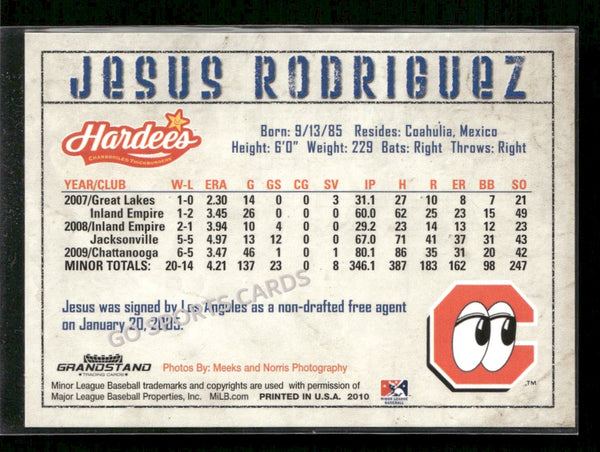 2010 Chattanooga Lookouts Jesus Rodriguez