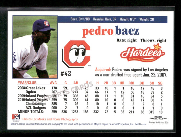2011 Chattanooga Lookouts Pedro Baez