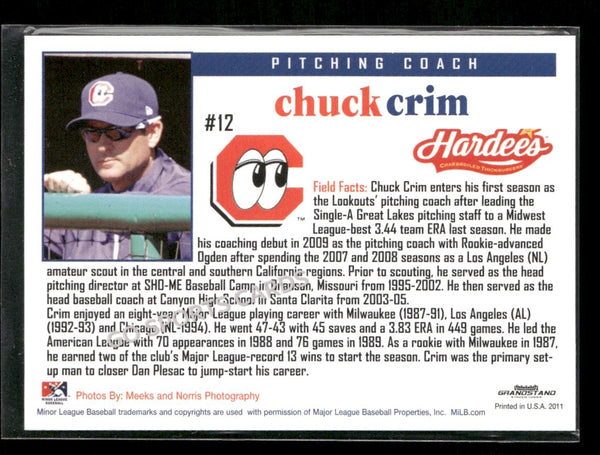 2011 Chattanooga Lookouts Chuck Crim