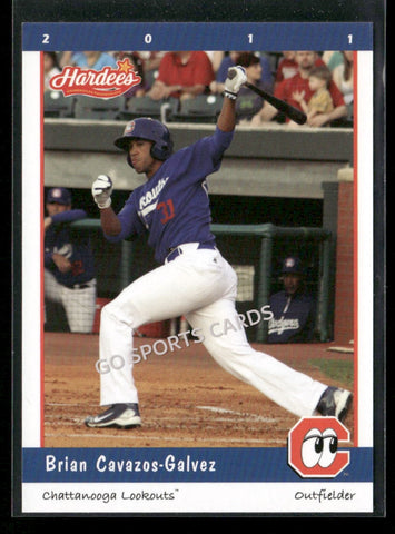 2011 Chattanooga Lookouts Brian Cavazos Galvez
