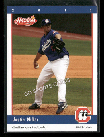 2011 Chattanooga Lookouts Justin Miller