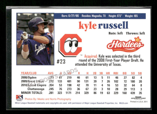 2011 Chattanooga Lookouts Kyle Russell