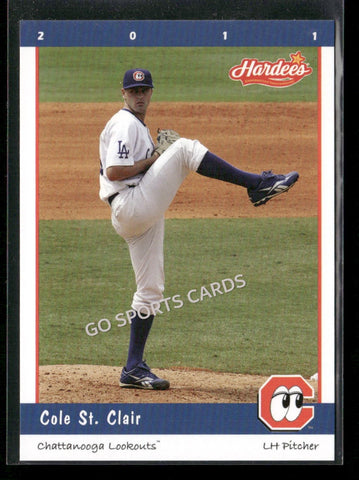 2011 Chattanooga Lookouts Cole St Clair
