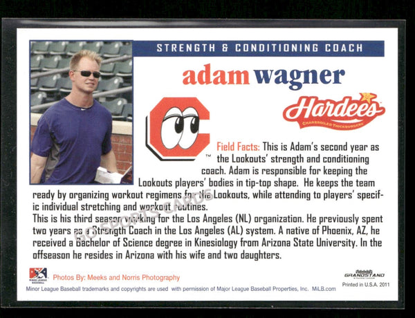 2011 Chattanooga Lookouts Adam Wagner