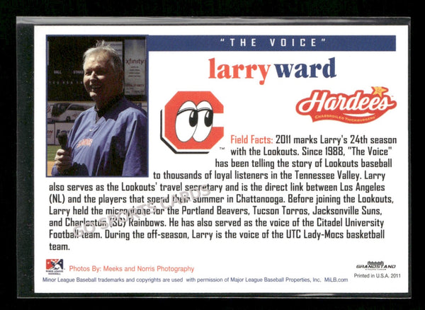 2011 Chattanooga Lookouts Larry Ward