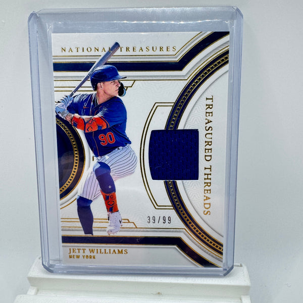 2024 National Treasures Treasured Threads /99 Jett Williams #TT-JW RC Jersey Patch