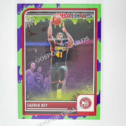 2023-24 Panini Haunted Hoops Slime Saddiq Bey #17 NBA