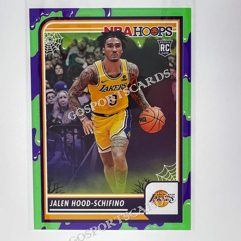 2023-24 Panini Haunted Hoops Slime Jalen Hood-Schifino #19 RC Rookie NBA
