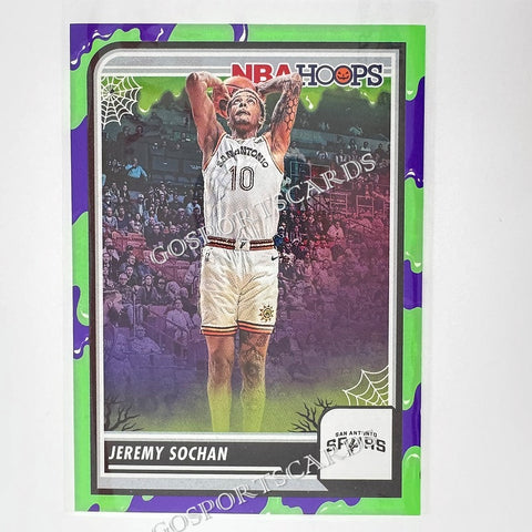 2023-24 Panini Haunted Hoops Slime Jeremy Sochan #34 NBA