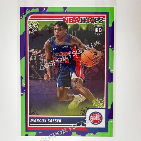 2023-24 Panini Haunted Hoops Slime Marcus Sasser #45 RC Rookie NBA
