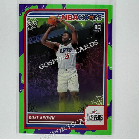 2023-24 Panini Haunted Hoops Slime Kobe Brown #55 RC Rookie NBA
