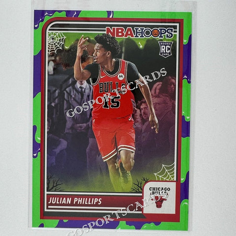 2023-24 Panini Haunted Hoops Slime Julian Phillips #61 RC Rookie NBA