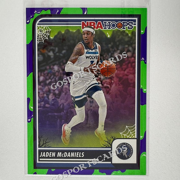 2023-24 Panini Haunted Hoops Slime Jaden McDaniels #128 NBA