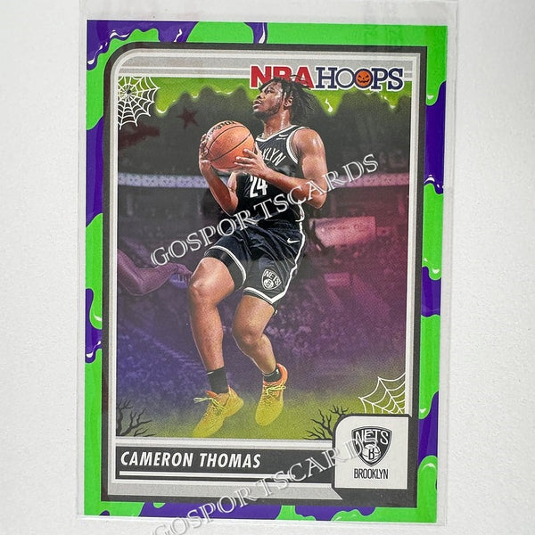 2023-24 Panini Haunted Hoops Slime Cameron Thomas #130 NBA