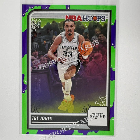2023-24 Panini Haunted Hoops Slime Tre Jones #165 NBA