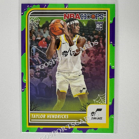 2023-24 Panini Haunted Hoops Slime Taylor Hendricks #222 RC Rookie NBA