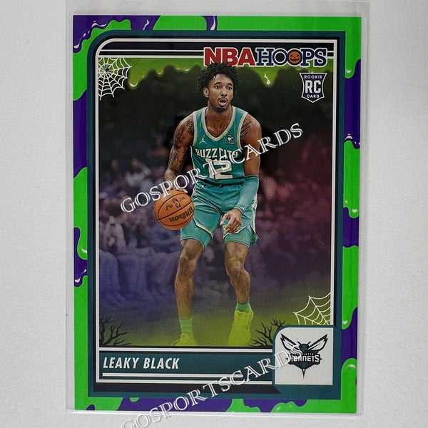 2023-24 Panini Haunted Hoops Slime Leaky Black #248 RC Rookie NBA