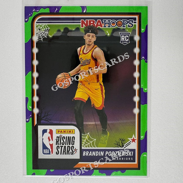 2023-24 Panini Haunted Hoops Slime Brandin Podziemski #297 RC Rookie NBA