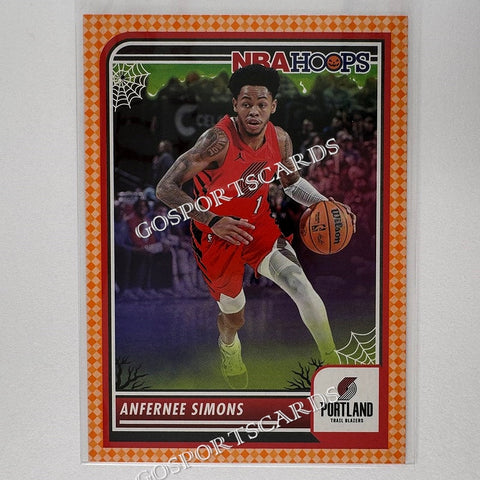 2023-24 Panini Haunted Hoops Orange Anfernee Simons #79 NBA