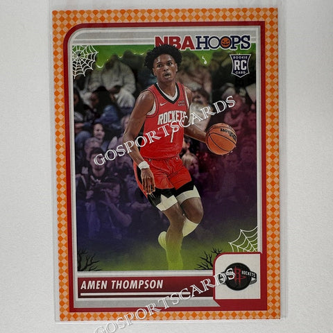 2023-24 Panini Haunted Hoops Orange Amen Thompson #86 RC Rookie NBA