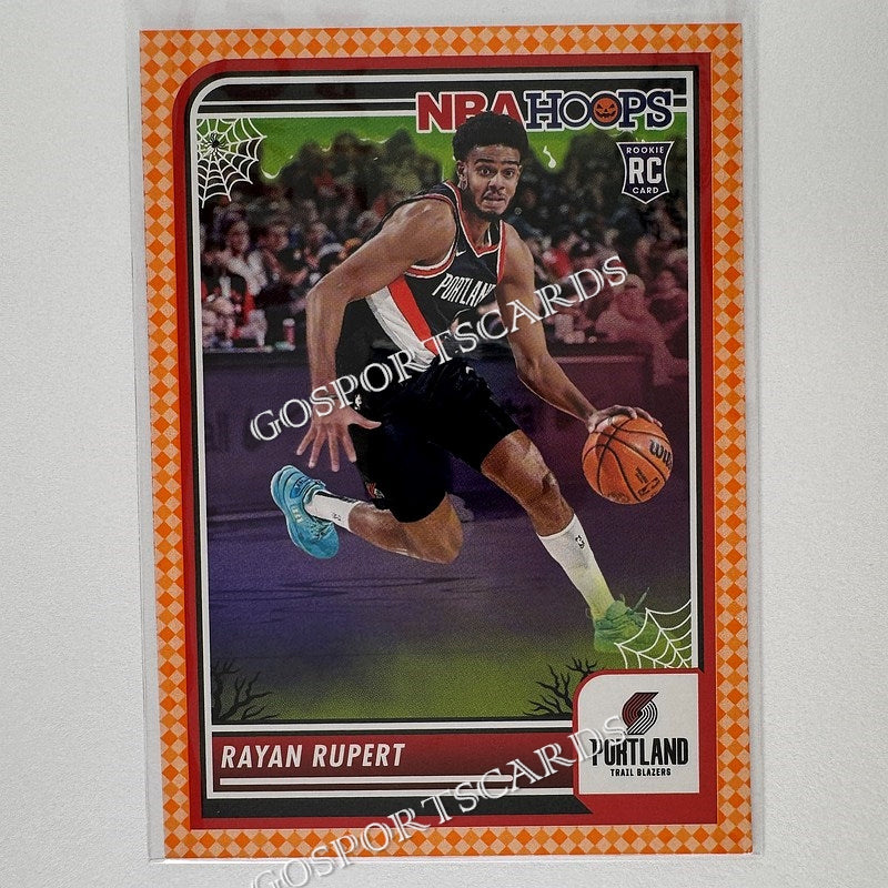 2023-24 Panini Haunted Hoops Orange Rayan Rupert #155 RC Rookie