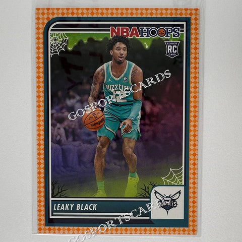 2023-24 Panini Haunted Hoops Orange Leaky Black #248 RC Rookie NBA
