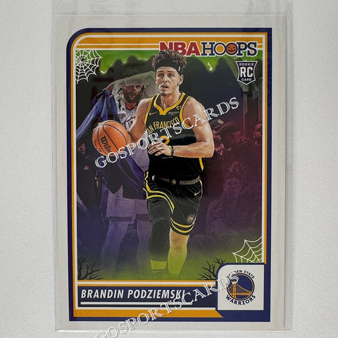 2023-24 Panini Haunted Hoops Brandin Podziemski #15 RC Rookie NBA