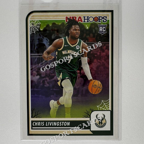 2023-24 Panini Haunted Hoops Chris Livingston #99 RC Rookie NBA