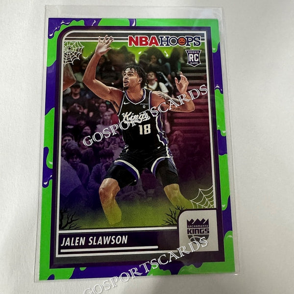 2023-24 Panini Haunted Hoops Slime Jalen Slawson #58 RC Rookie NBA