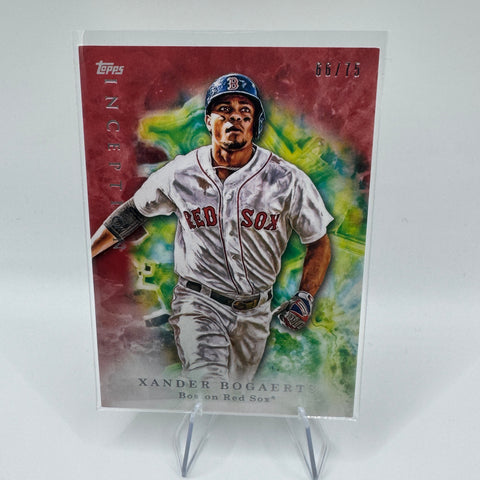 2017 Topps Inception Red /75 Xander Bogaerts #11