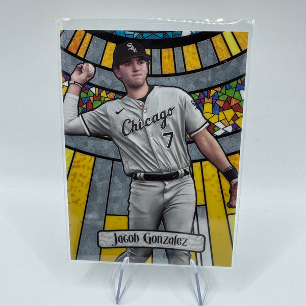 2023 Bowman Draft Stained Glass Jacob Gonzalez #BGA-8