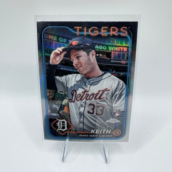 2024 Topps Chrome Update Rookie Debut Prism Refractor Colt Keith #USC178 RC