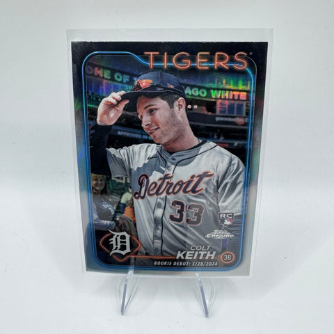 2024 Topps Chrome Update Rookie Debut Prism Refractor Colt Keith #USC178 RC