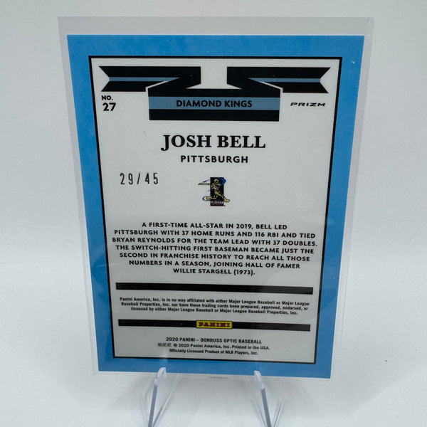 2020 Panini Donruss Optic Diamond Kings Choice Freedom Prizm /45 Josh Bell #27