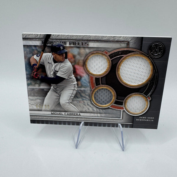 2023 Topps Museum Collection Primary Pieces Quad Relics /99 Miguel Cabrera