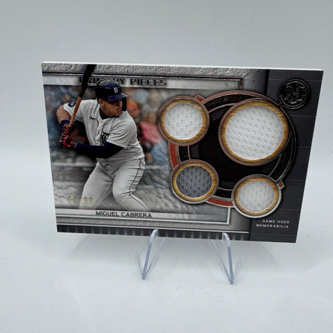 2023 Topps Museum Collection Primary Pieces Quad Relics /99 Miguel Cabrera