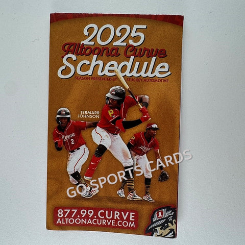 2025 Altoona Curve Pocket Schedule