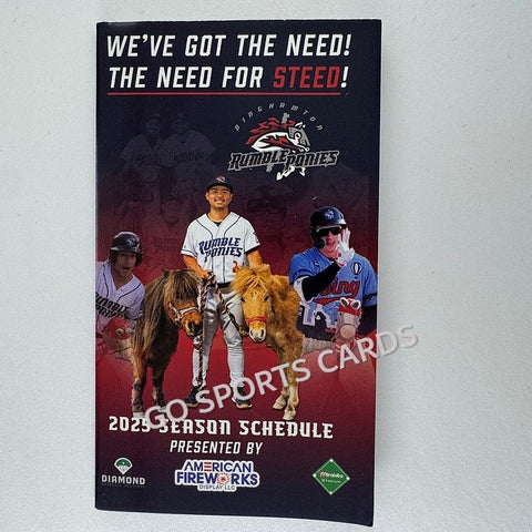 2025 Binghamton Rumble Ponies Pocket Schedule