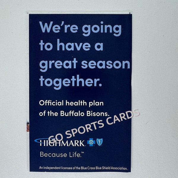 2025 Buffalo Bisons Pocket Schedule