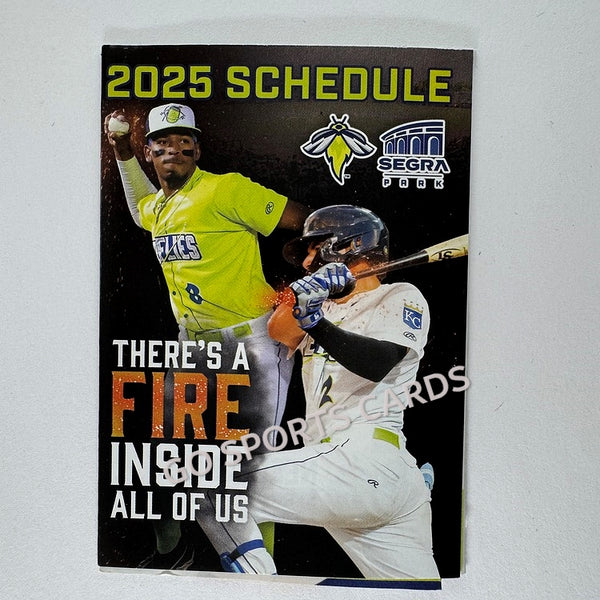2025 Columbia Fireflies Pocket Schedule