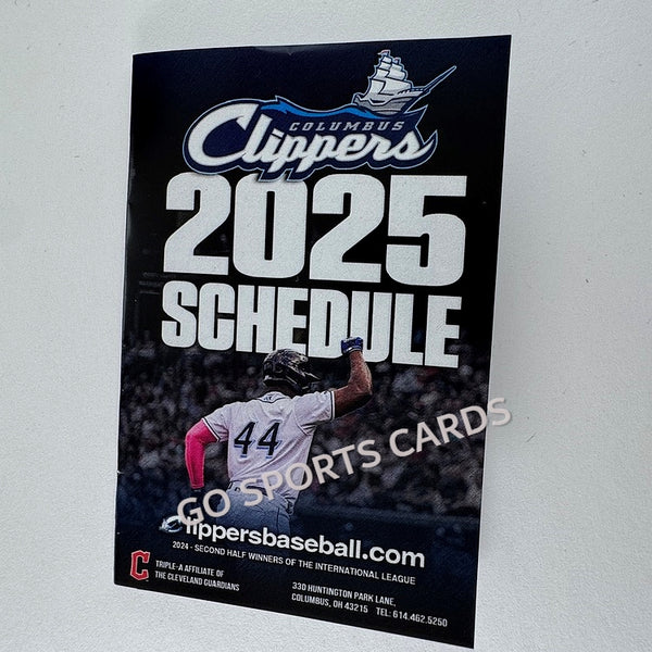 2025 Columbus Clippers Pocket Schedule
