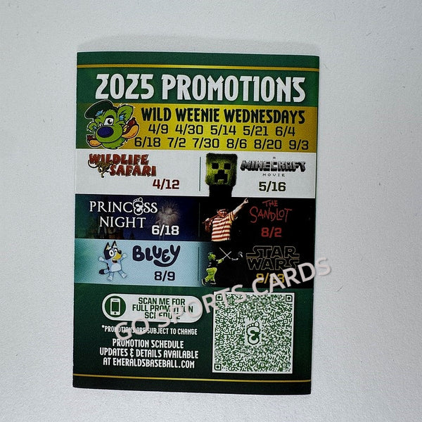 2025 Eugene Emeralds Pocket Schedule